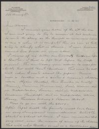 Letters from Warren Hubert Moise to Edwin Warren Moise, July 31, 1933