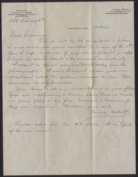 Letter from Warren Hubert Moise to Edwin Warren Moise, June 15, 1933