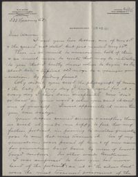 Letter from Warren Hubert Moise to Edwin Warren Moise, June 5, 1933
