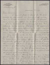 Letters from Warren Hubert Moise to Edwin Warren Moise, September 7, 1933
