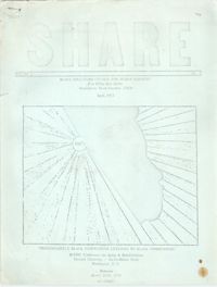 SHARE, Volume I, Number 8, April 1973