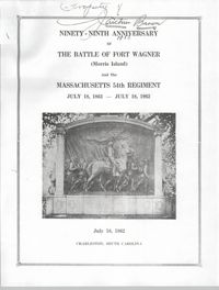 Ninety-Ninth Anniversary of the Battle of Fort Wagner Program