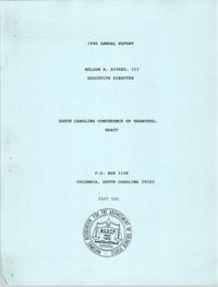 South Carolina Conference of Branches of the NAACP, 1990 Annual Report, Part Two