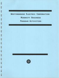 Westinghouse Electric Corporation, Minority Business Program Activities