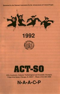 Brochure, ACT-SO Program, NAACP, 1992