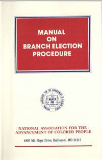 Manual on Branch Election Procedure