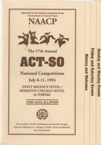 NAACP 17th Annual ACT-SO, July 8-11, 1994