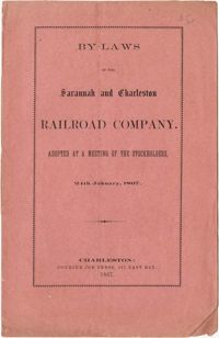 By-laws of the Savannah and Charleston Railroad Company