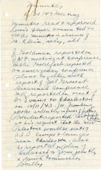 17. November 30, 1943 Minutes
