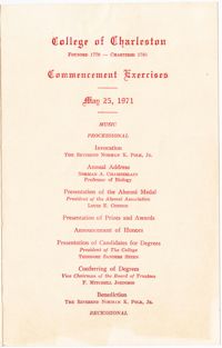 1971 Commencement