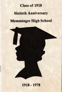 Program from 60-year Memminger class reunion