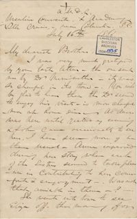 419. Madame Baptiste to Bp Patrick Lynch -- July 16, 1866