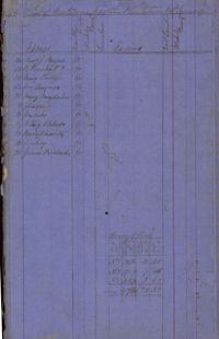 Newton Plantation Rent Book 1868