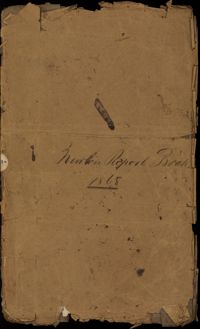 Newton Plantation Report Book 1868