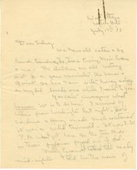 Letter from Gertrude Sanford Legendre, July 17, 1943