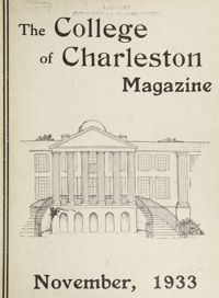 College of Charleston Magazine, 1933-1934