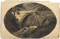 Sketch of an old bridge
