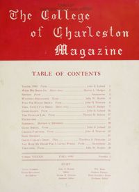 College of Charleston Magazine, 1940-1941