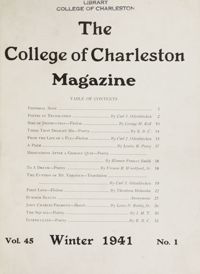 College of Charleston Magazine, 1941-1942