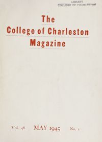 College of Charleston Magazine, 1945
