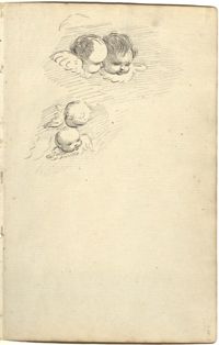 Sketch of cherubs