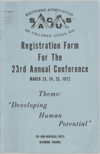 SACUS,  23rd Annual Conference Registration Form