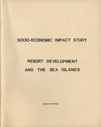 Socio-Economic Impact Study Resort Development and the Sea Islands