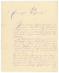 Letter from John Heinemann, December 28, 1874
