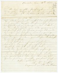 Letter from Heinrich Emil.Eckel, January 18, 1875