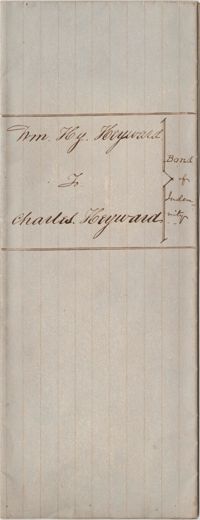 125. Bond between William Henry Heyward and Charles Heyward -- July, 1851