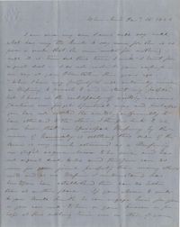 133. Aunt to James B. Heyward -- January 16, 1852