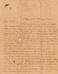 024. William Wilkinson to Dr. Willis Wilkinson -- February 19th, 1840