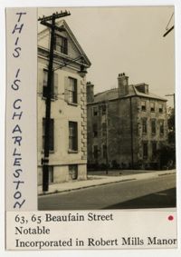 Survey photo of 63, 65 Beaufain Street
