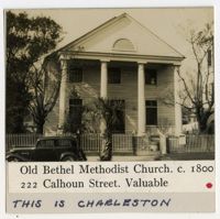 Survey photo of Old Bethel Methodist Church (222 Calhoun Street)