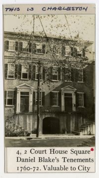 Survey photo of 2 and 4 Court House Square