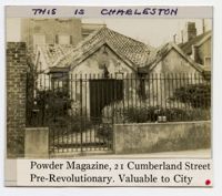Survey photo of the Powder Magazine (21 Cumberland Street)