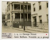 Survey photo of 7. 9, and 11 George Street