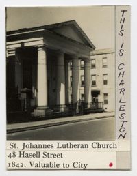Survey photo of St. Johannes Lutheran Church (48 Hasell Street)