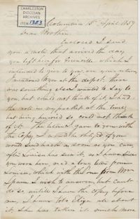 042. John Lynch to Bp Patrick Lynch -- April 13, 1859