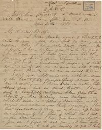 407. Madame Baptiste to Bp Patrick Lynch -- April 21, 1866