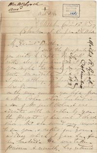 256. Madame Baptiste to Bp Patrick Lynch -- January 2, 1863
