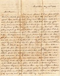 025. Mary Wilkinson Memminger to Eleanora Wilkinson -- May 28, 1842