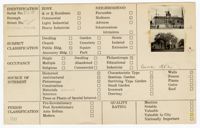 Index Card Survey of 160 Calhoun (Charleston Orphan House)