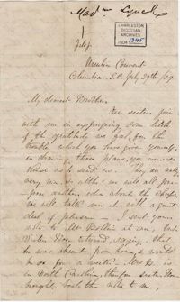 065. Madame Baptiste to Bp Patrick Lynch -- July 29, 1859