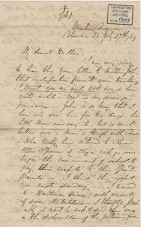 063. Madame Baptiste to Bp Patrick Lynch -- July 27, 1859