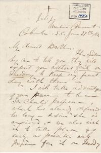 227. Madame Baptiste to Bp Patrick Lynch -- June 27, 1862