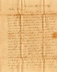 018. C.G. Memminger to Anna Wilkinson -- April 3, 1837