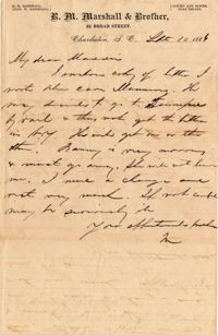 149. Maynard Marshall to Magdalen Elizabeth Wilkinson Keith and Alex Marshall -- Sept. 10, 1886