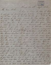 010. Hugh Lynch to Bp Patrick Lynch -- August 4, 1858