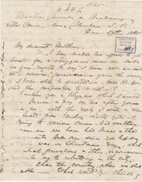 376. Madame Baptiste to Bp Patrick Lynch -- December 27, 1865